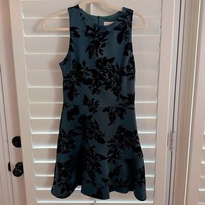 GUC floral ruffle hem dress